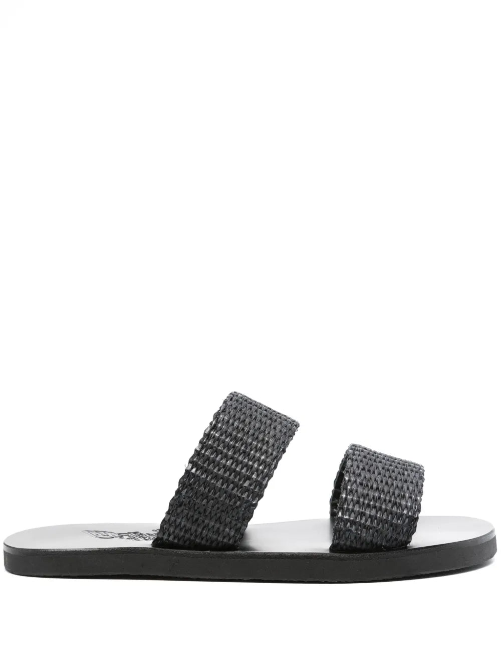 Ancient Greek Sandals Zeus straw slides