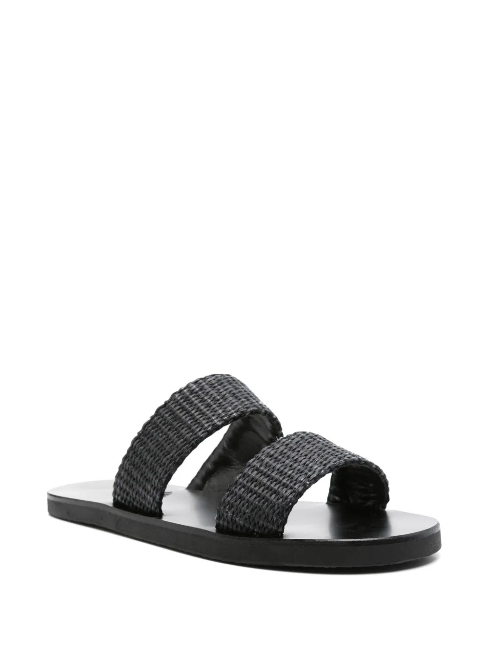 Ancient Greek Sandals Zeus straw slides
