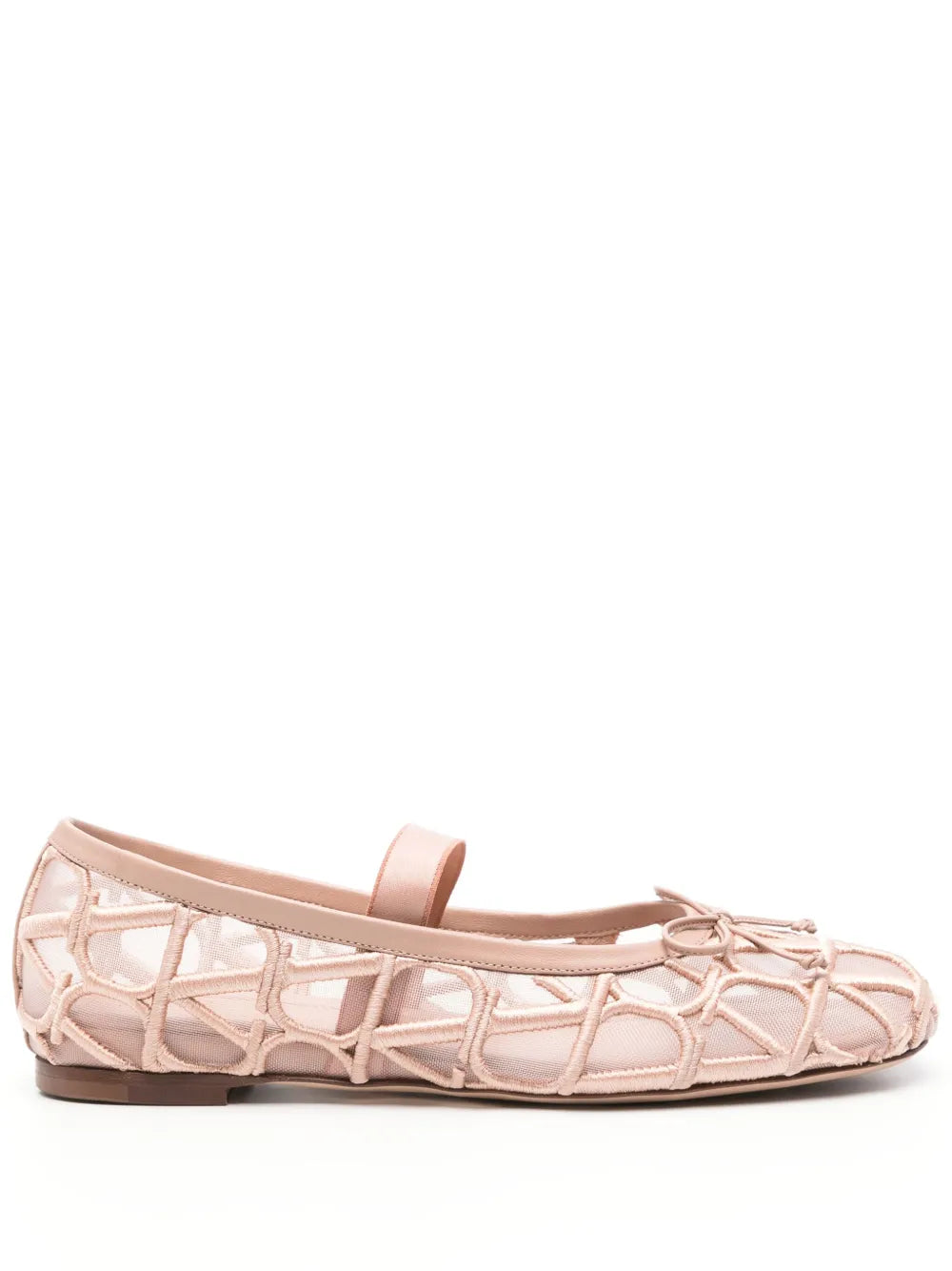 Valentino Garavani Toile Iconographe ballerina shoes