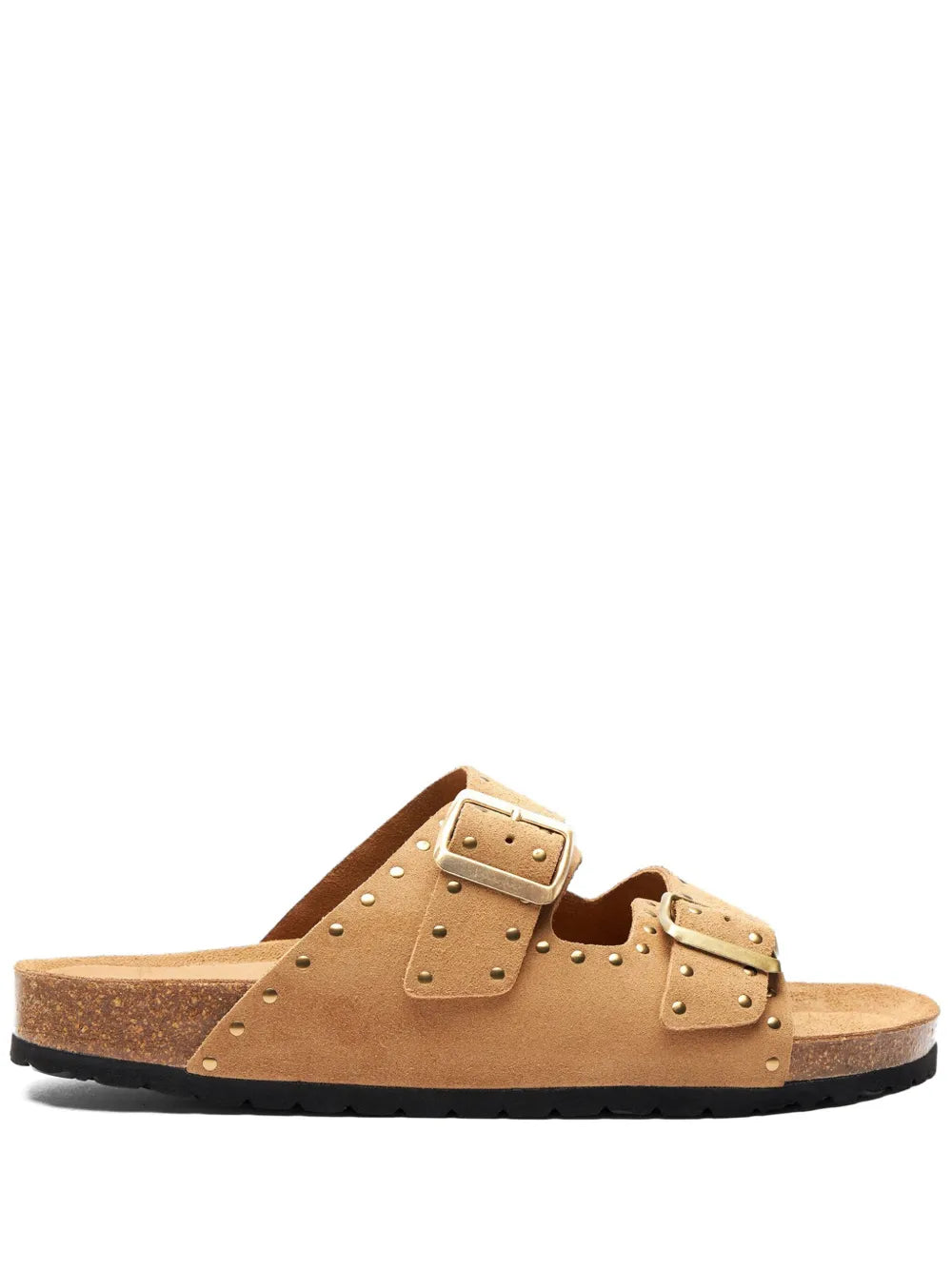Scarosso Hopi stud-embellished suede sandals