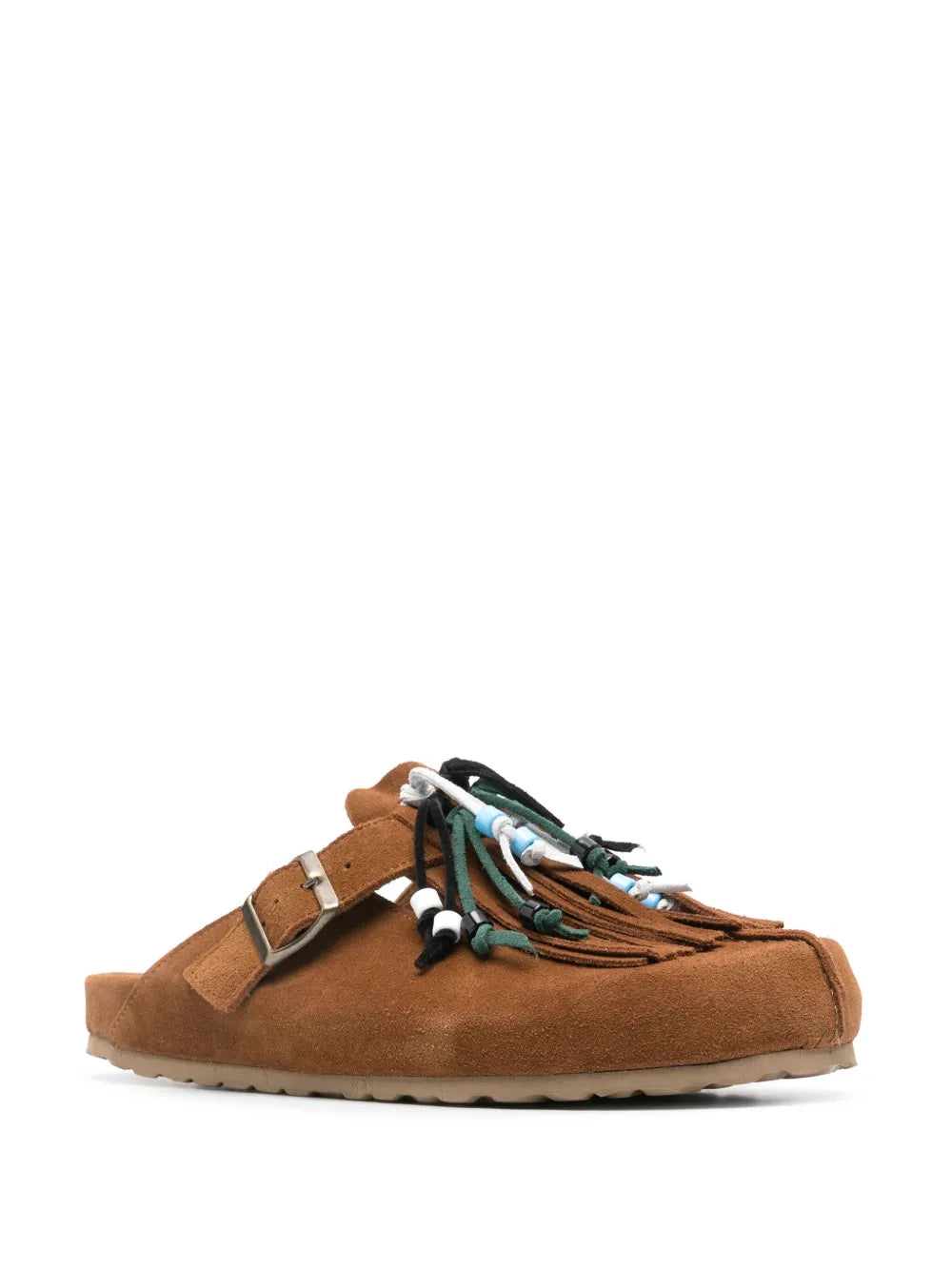 Scarosso Geo suede sandals