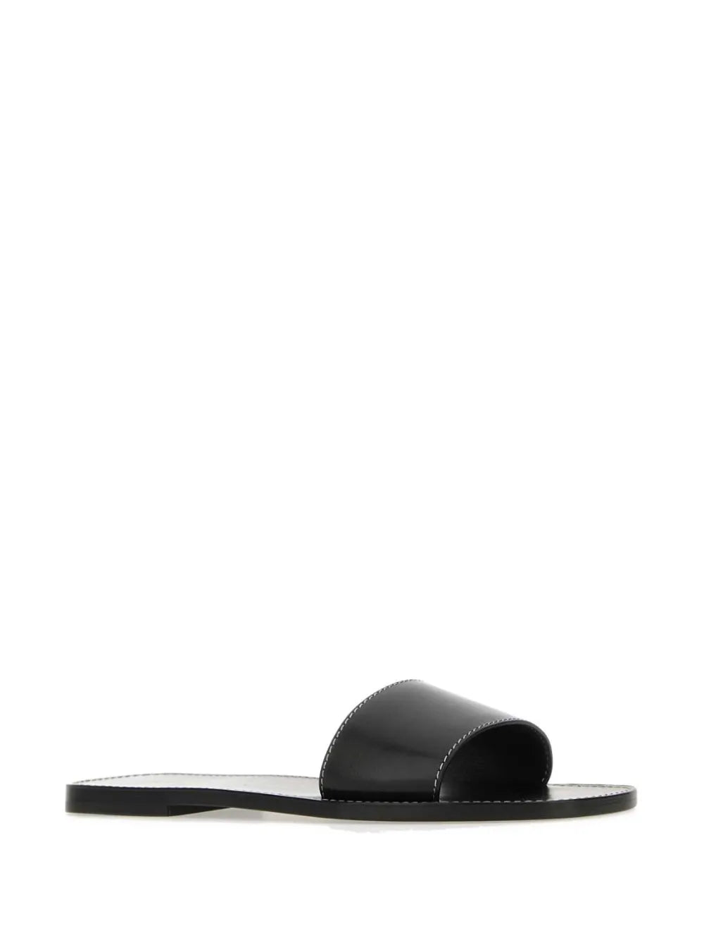 The Row Milla leather slides