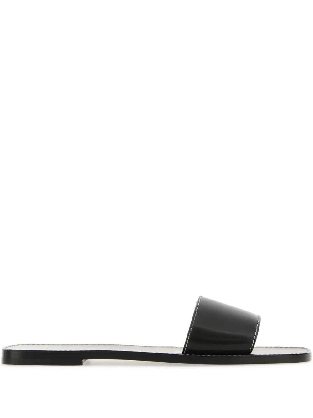 The Row Milla leather slides
