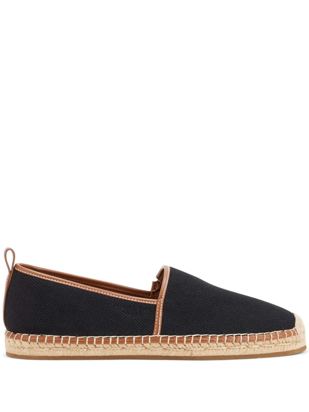 Michael Kors logo-debossed cotton espadrilles