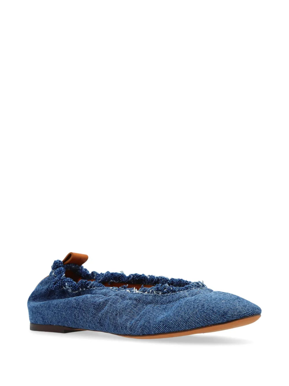 Lanvin denim ballerina shoes