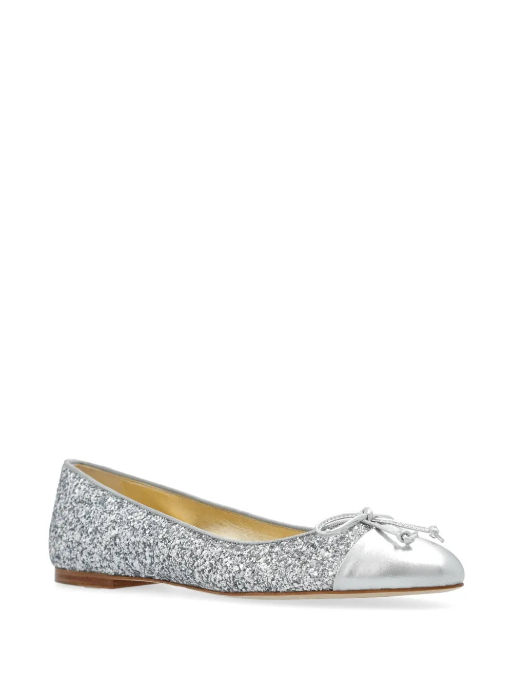 Sophia Webster Pirouette glittered ballerina shoes