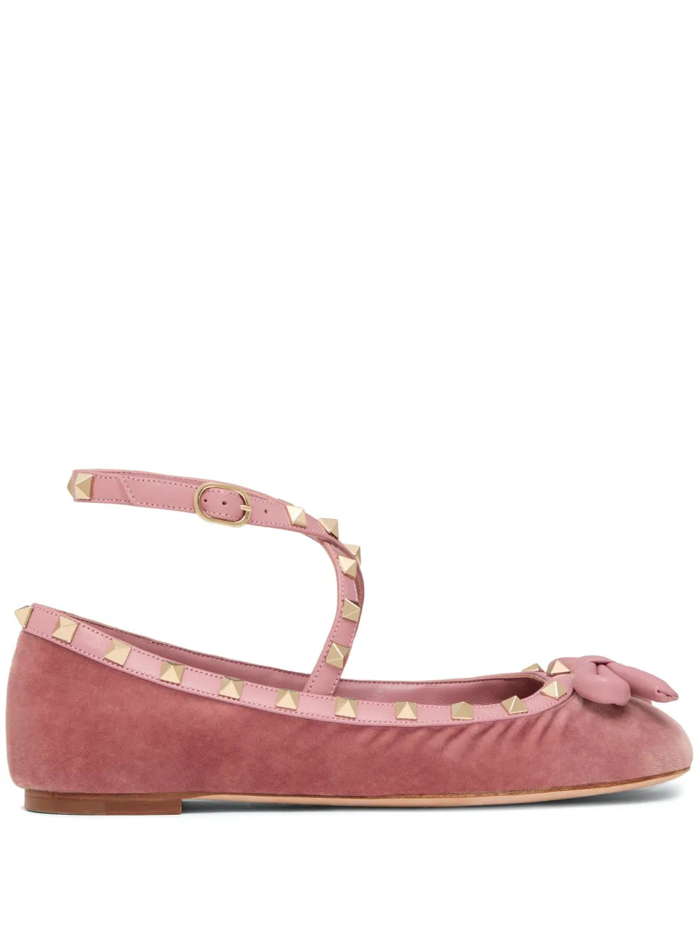 Valentino Garavani Rockstud strappy ballets
