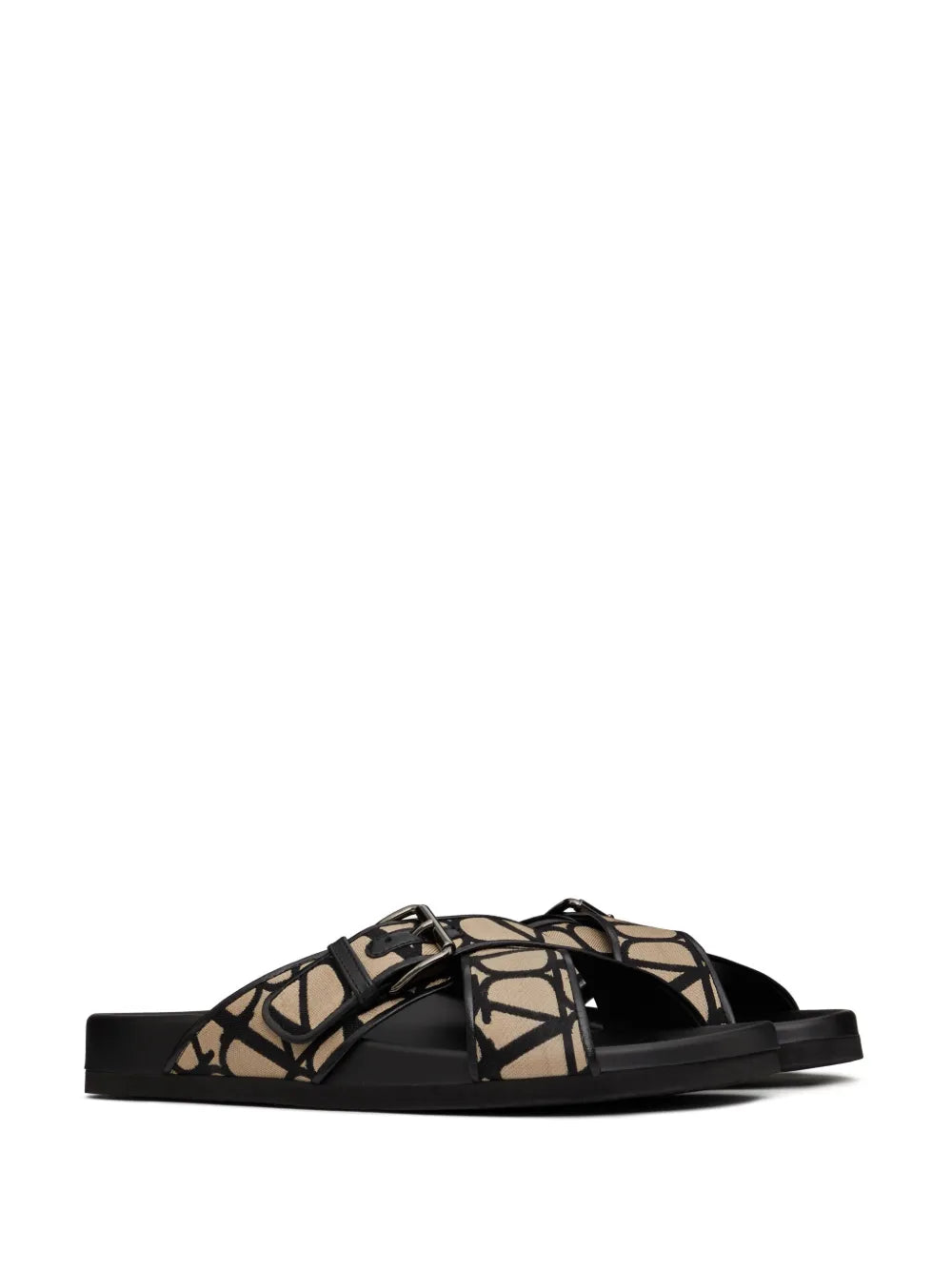 Valentino Garavani Toile Iconographe crossover sandals