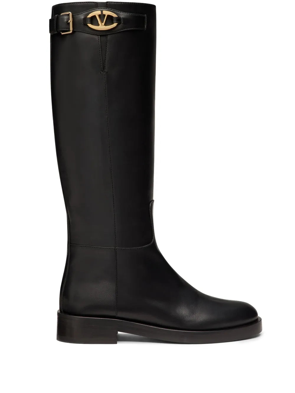 Valentino Garavani VLogo leather knee boots