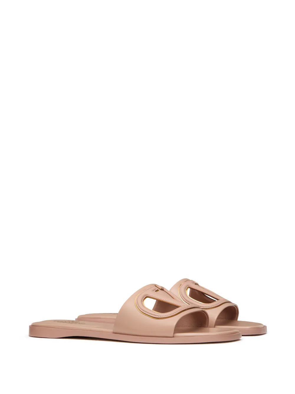 Valentino Garavani Vlogo Signature leather slides