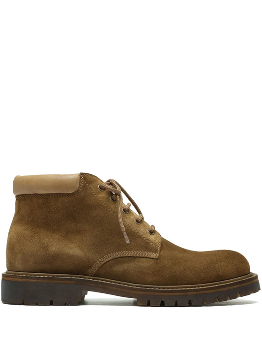 Officine Creative lace-up suede boots