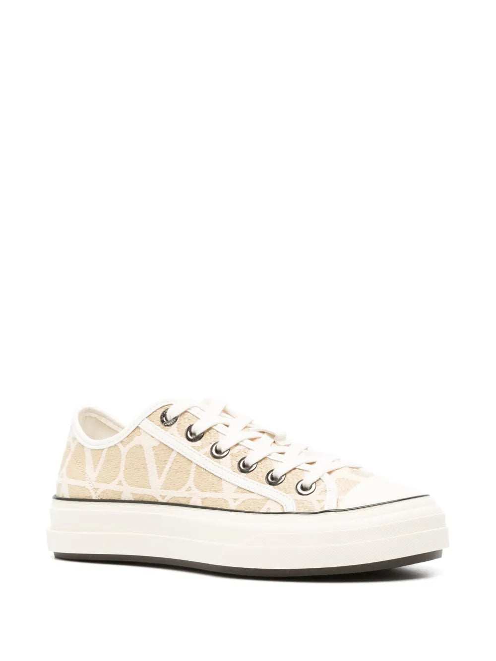 Valentino Garavani Toile Iconographe raffia sneakers