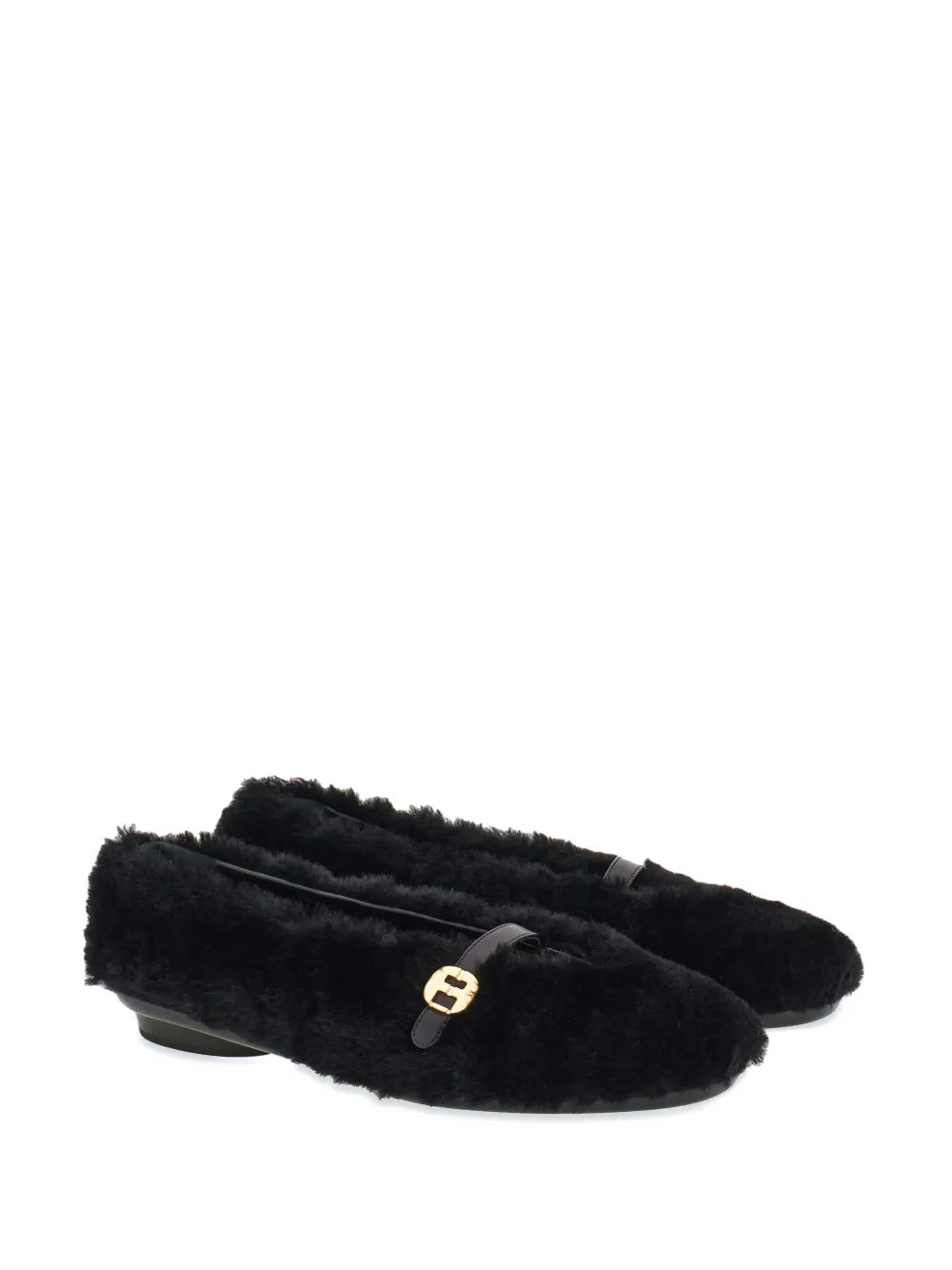 Ferragamo Fluffy ballerina shoes