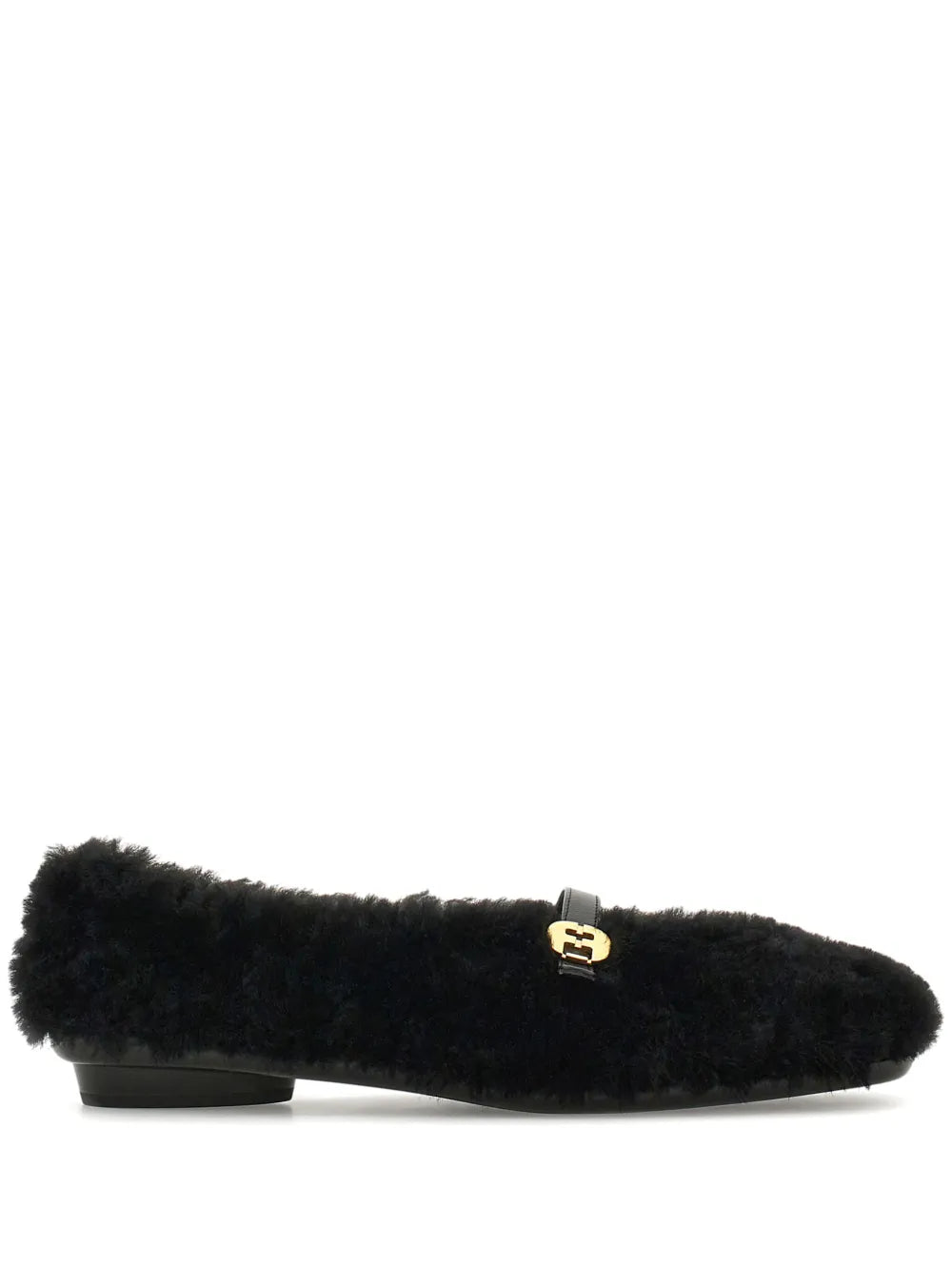 Ferragamo Fluffy ballerina shoes
