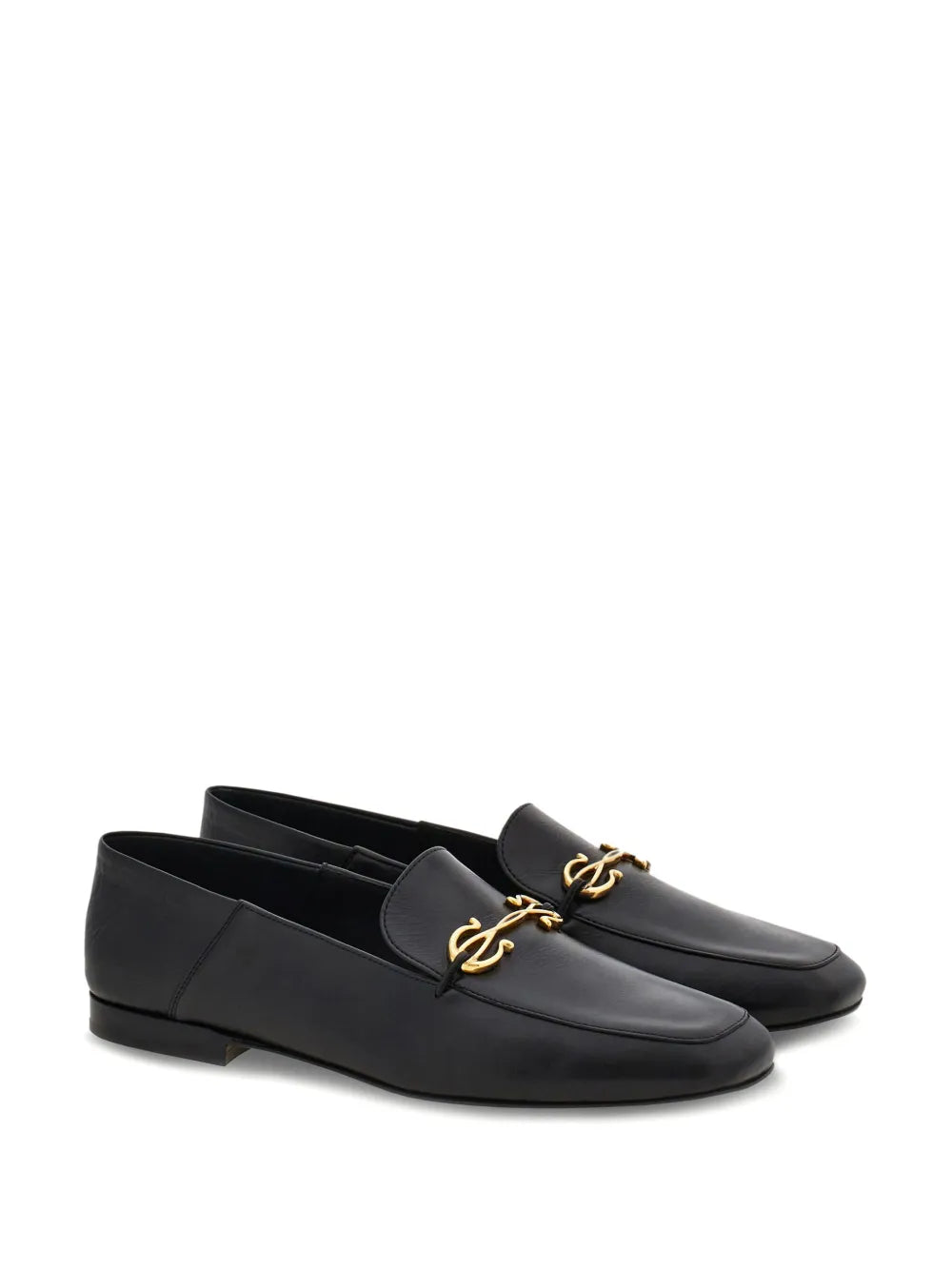 Ferragamo Gancini-charm leather loafers
