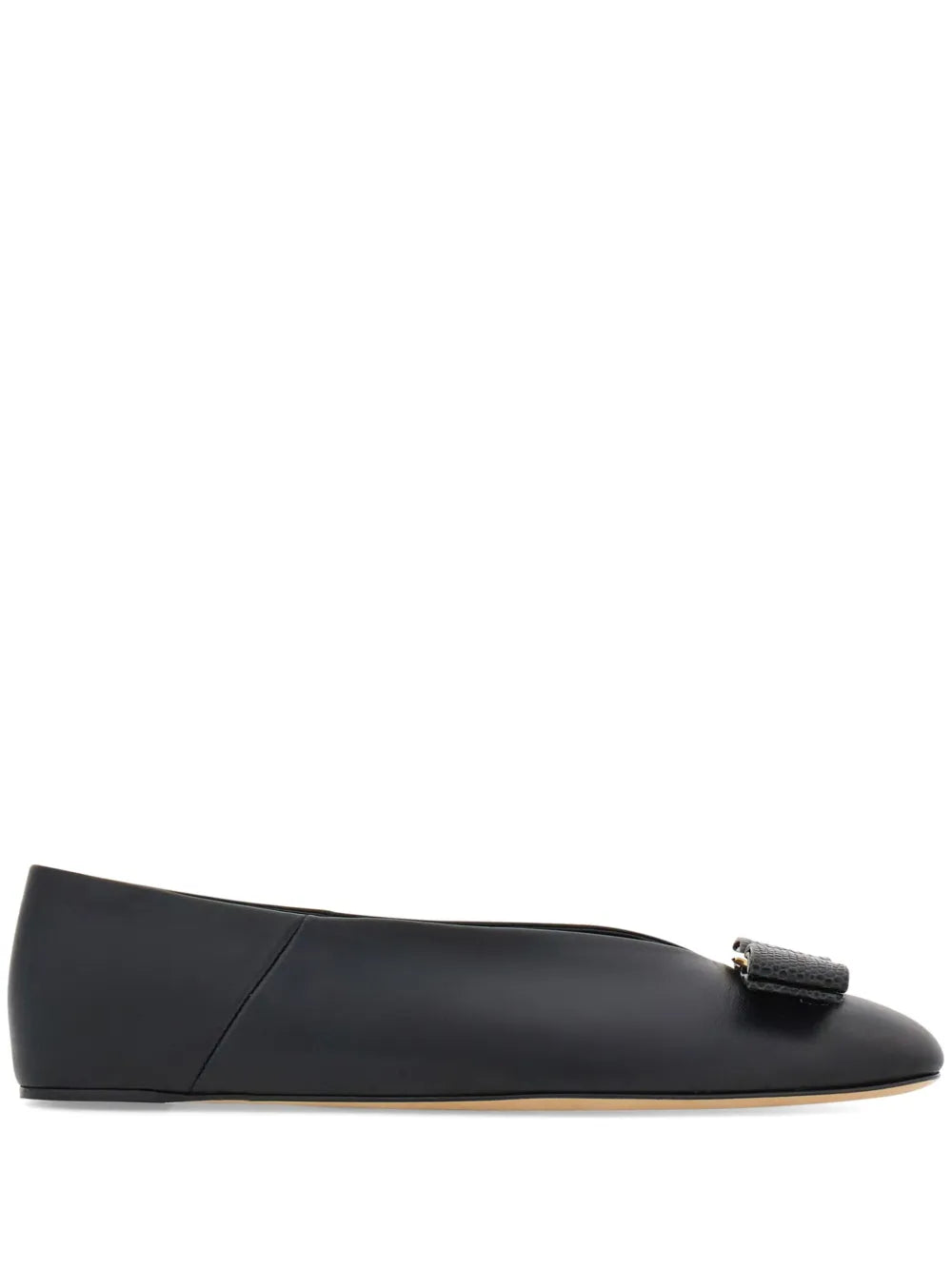 Ferragamo Vara leather ballerina shoes