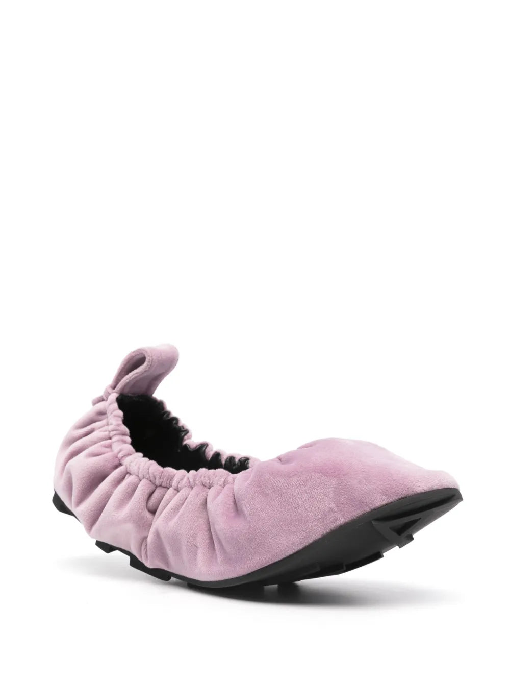 Medea velvet ballerina shoes