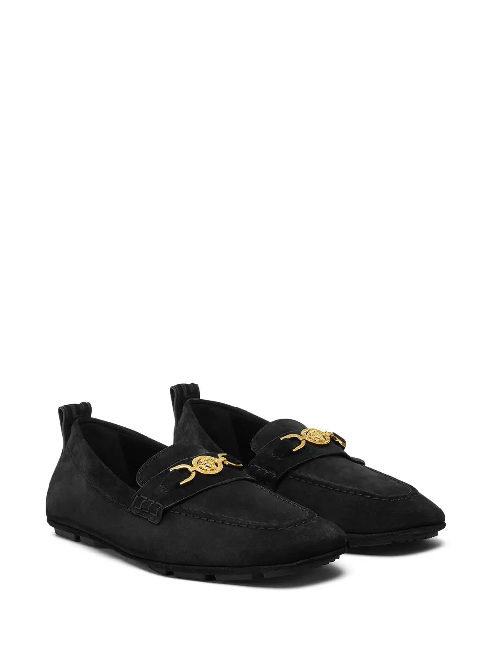 Versace Villa suede loafers
