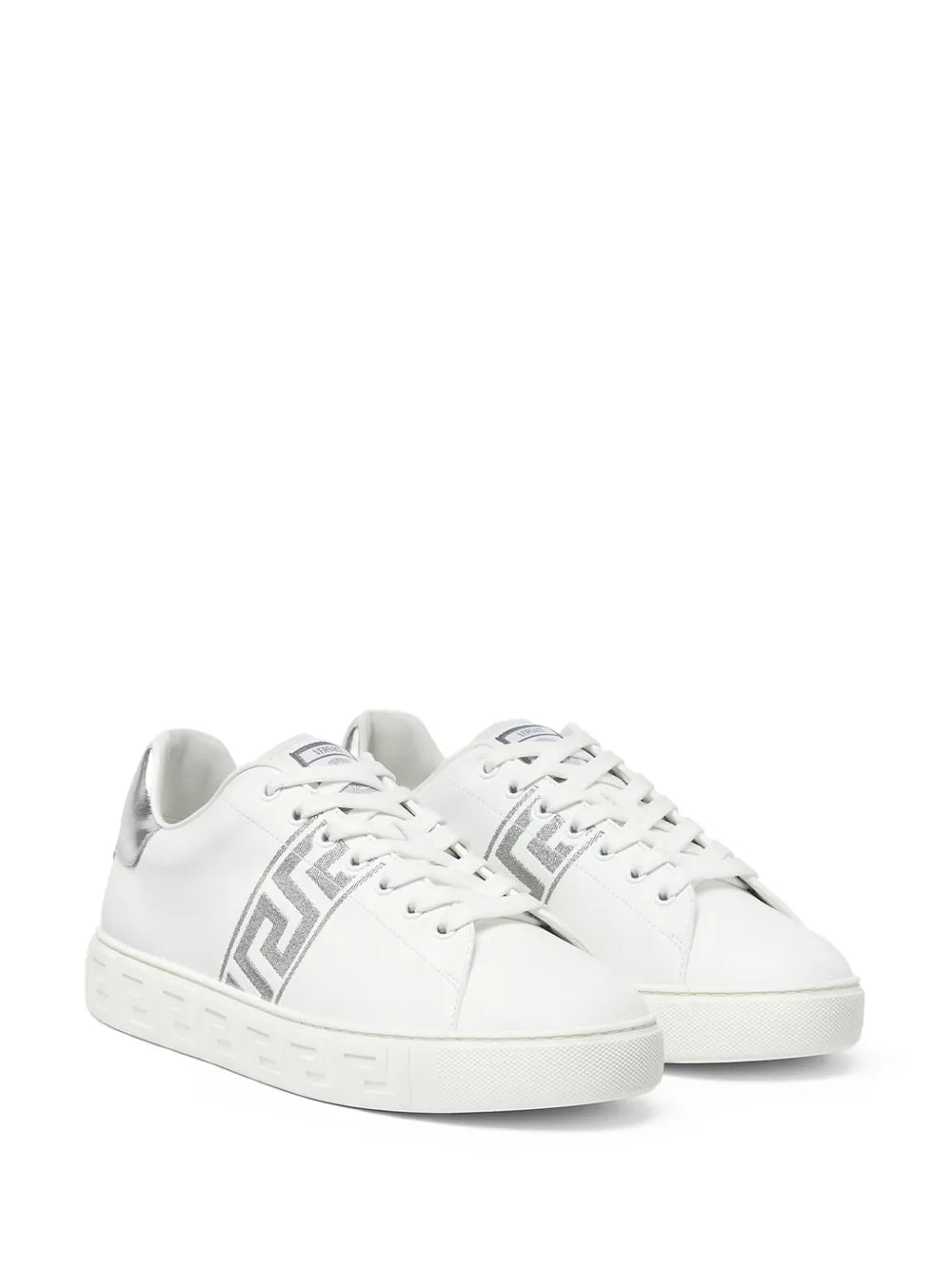Versace Greca embroidered sneakers