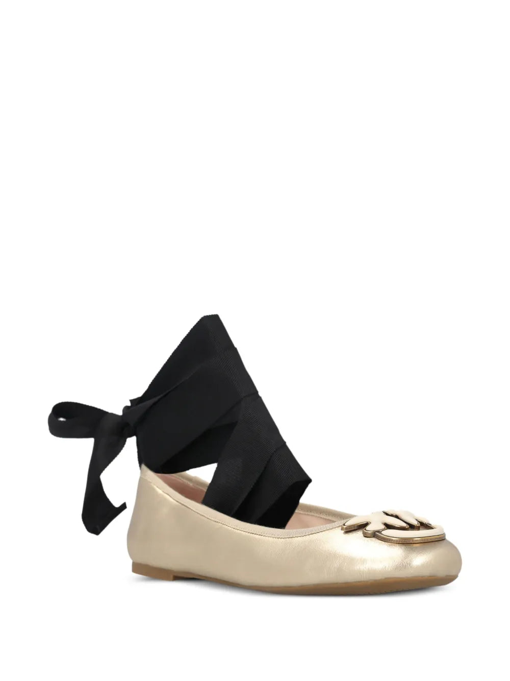 PINKO Gioia Birds ballerina shoes