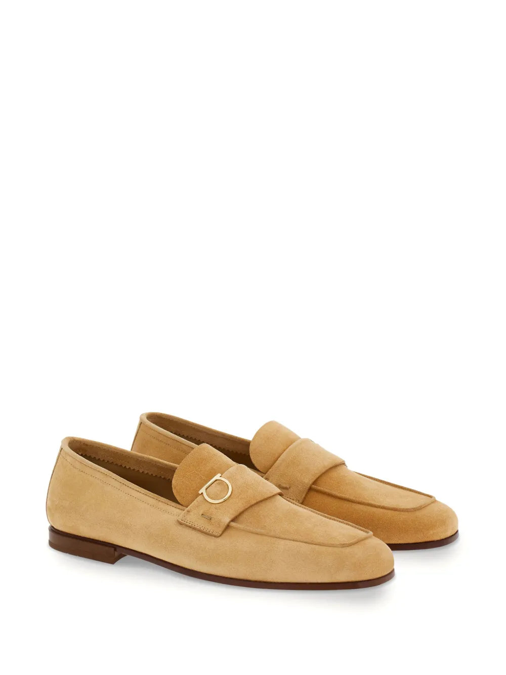 Ferragamo Gancini-charm leather mocassin loafers