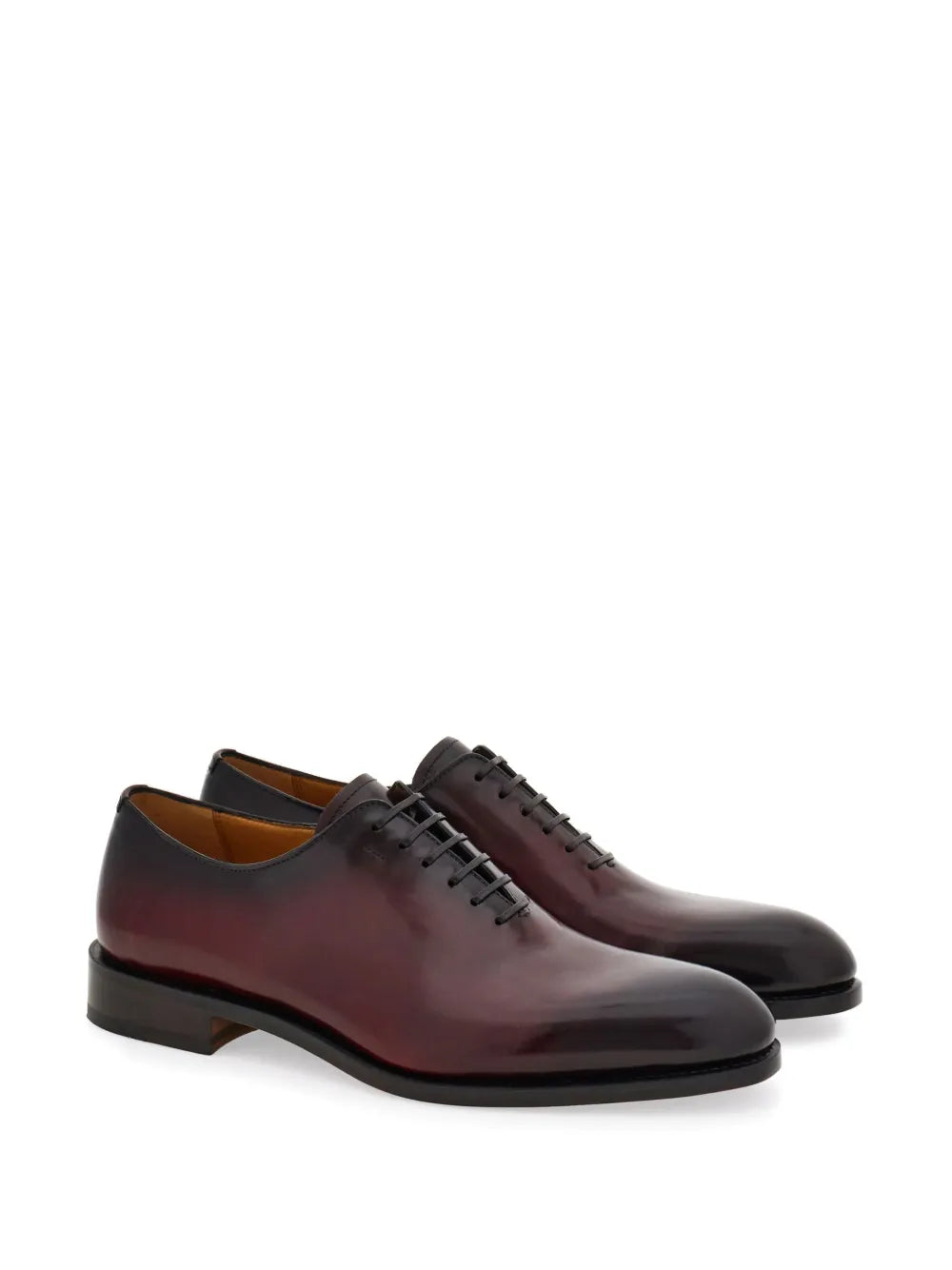 Ferragamo Tramezza lace-up leather oxford shoes