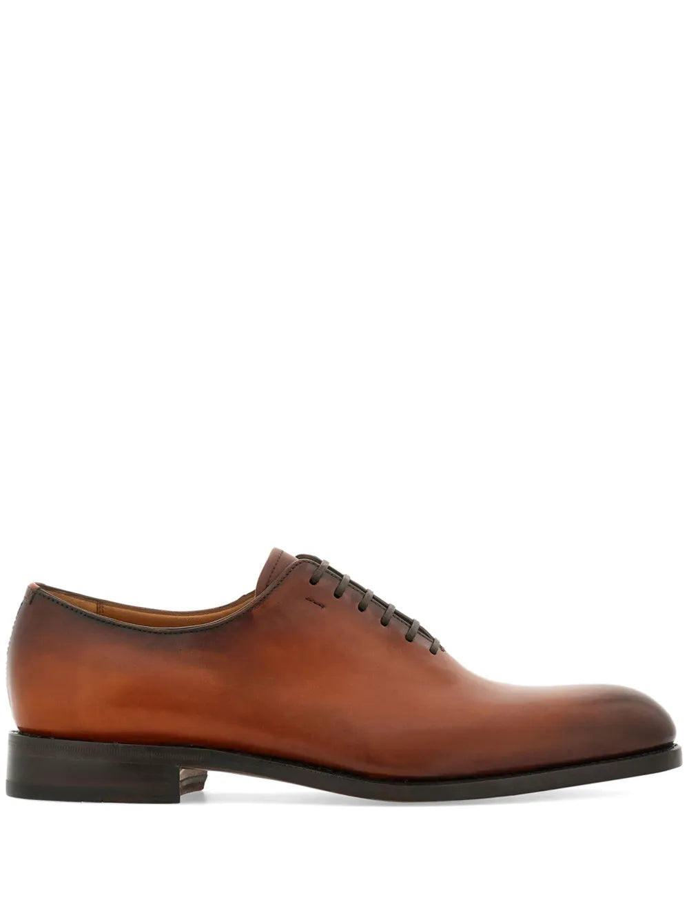 Ferragamo Tramezza leather Oxford shoes