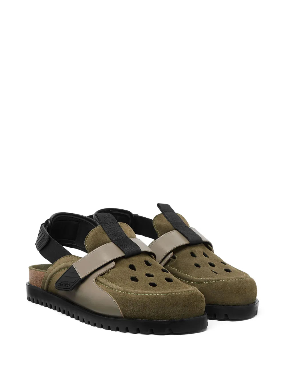 Versace suede mules