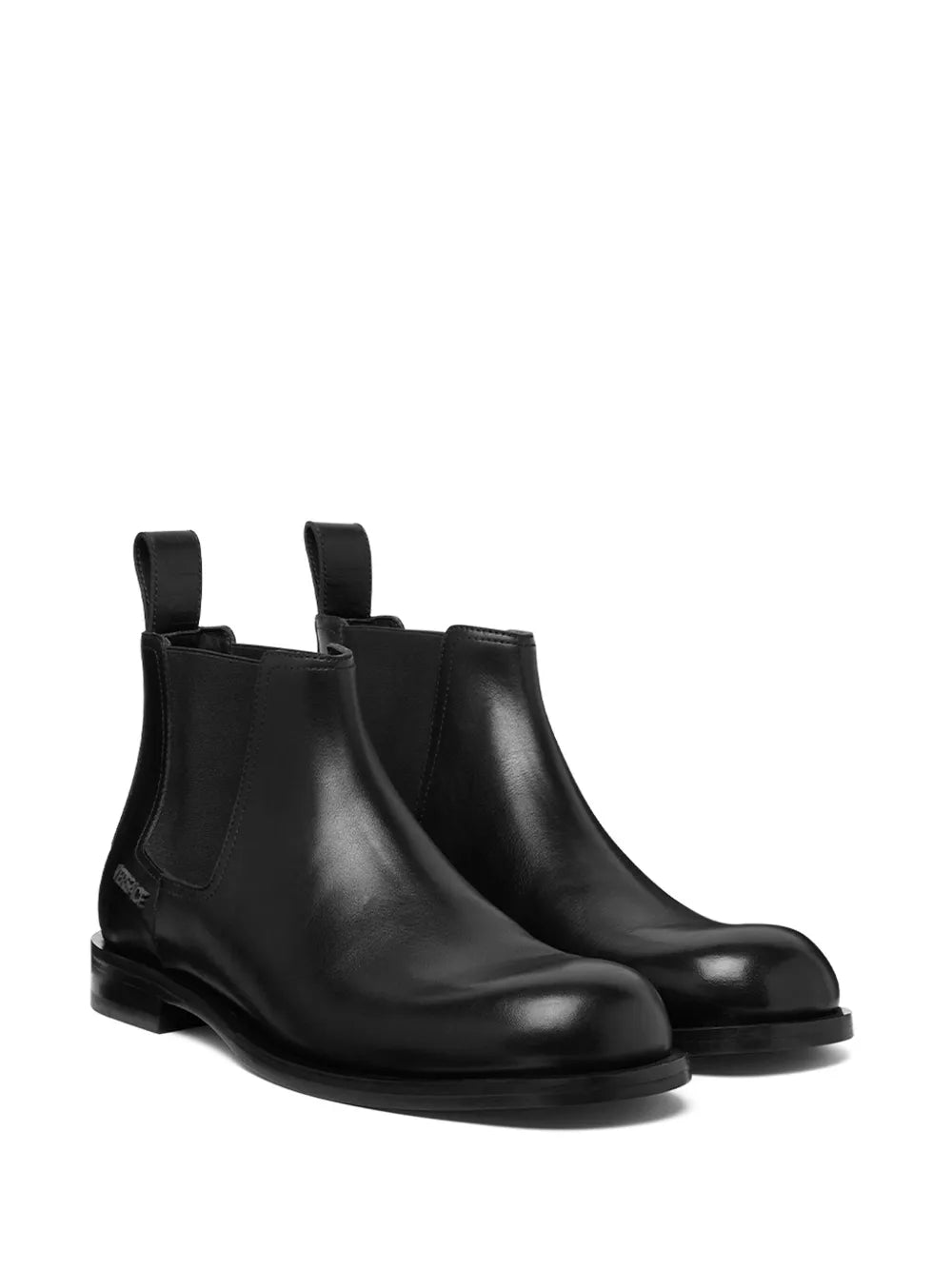 Versace Metropoli leather Chelsea boots