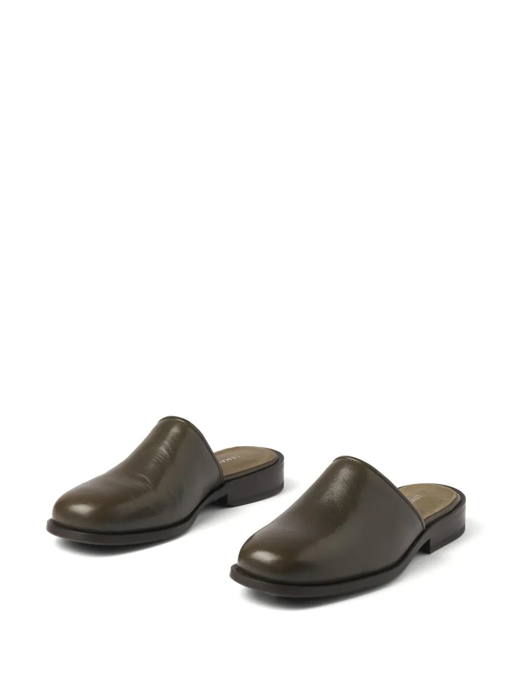 LEMAIRE square-toe leather mules