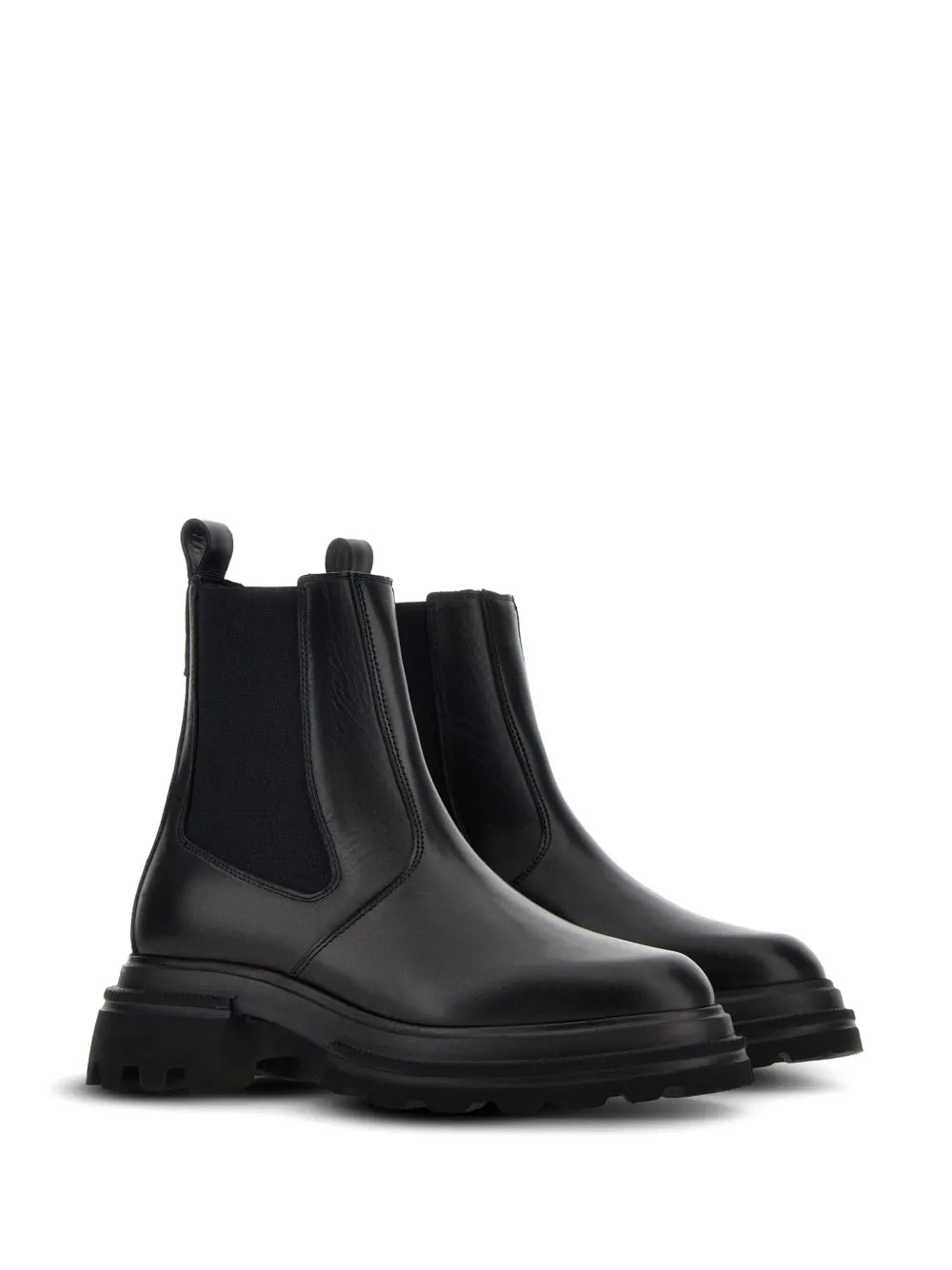 Hogan leather Chelsea ankle boots
