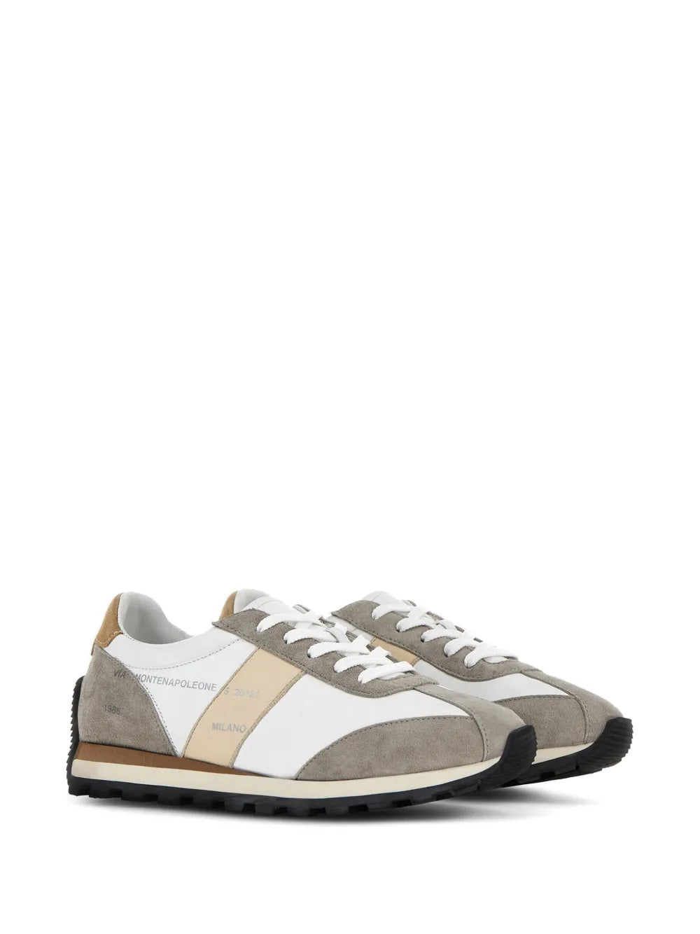 Hogan H671 panelled leather sneakers