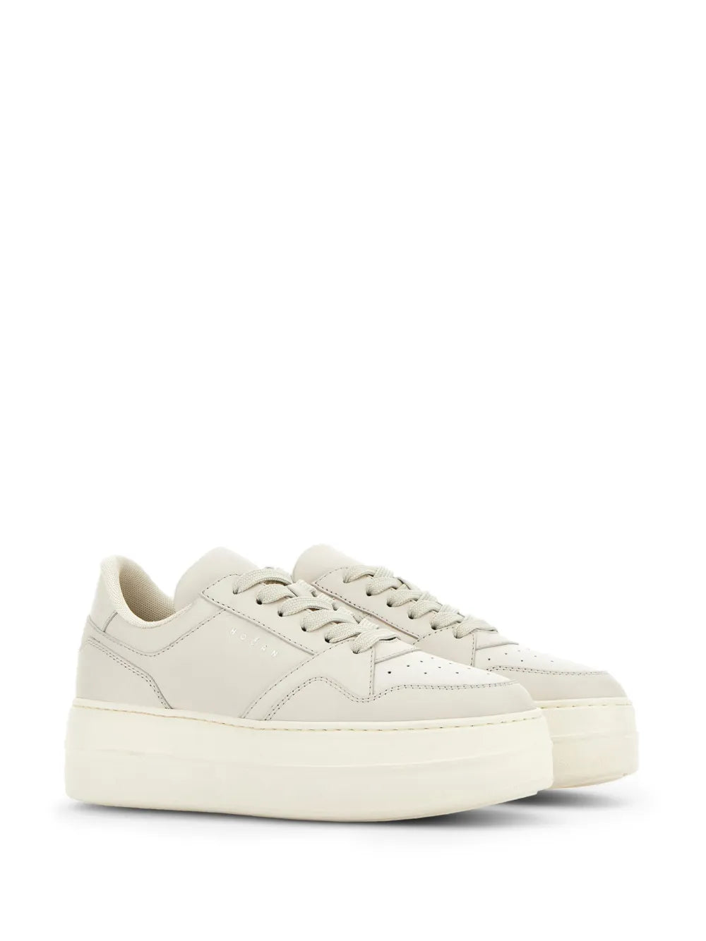 Hogan H670 flatform leather sneakers