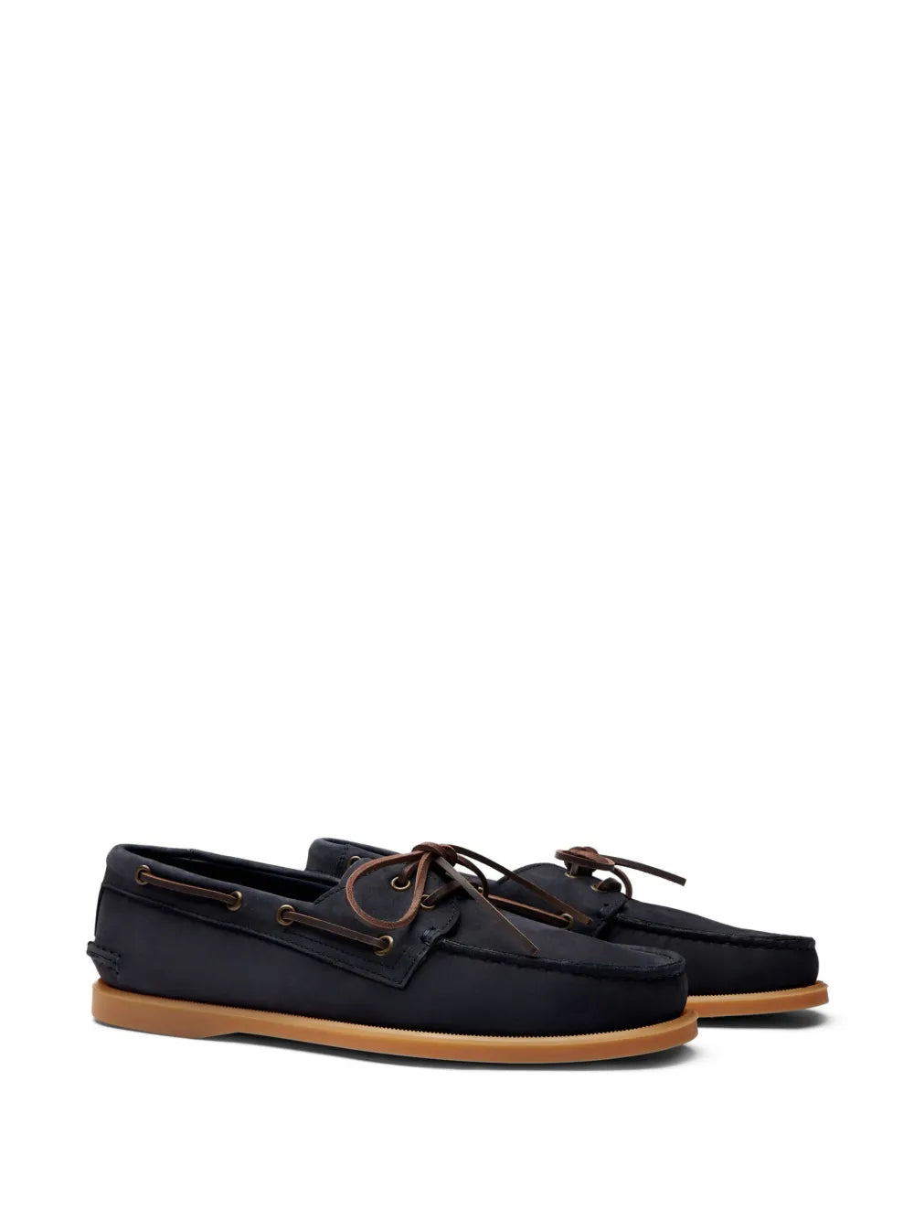 Scarosso Morgan leather boat shoes