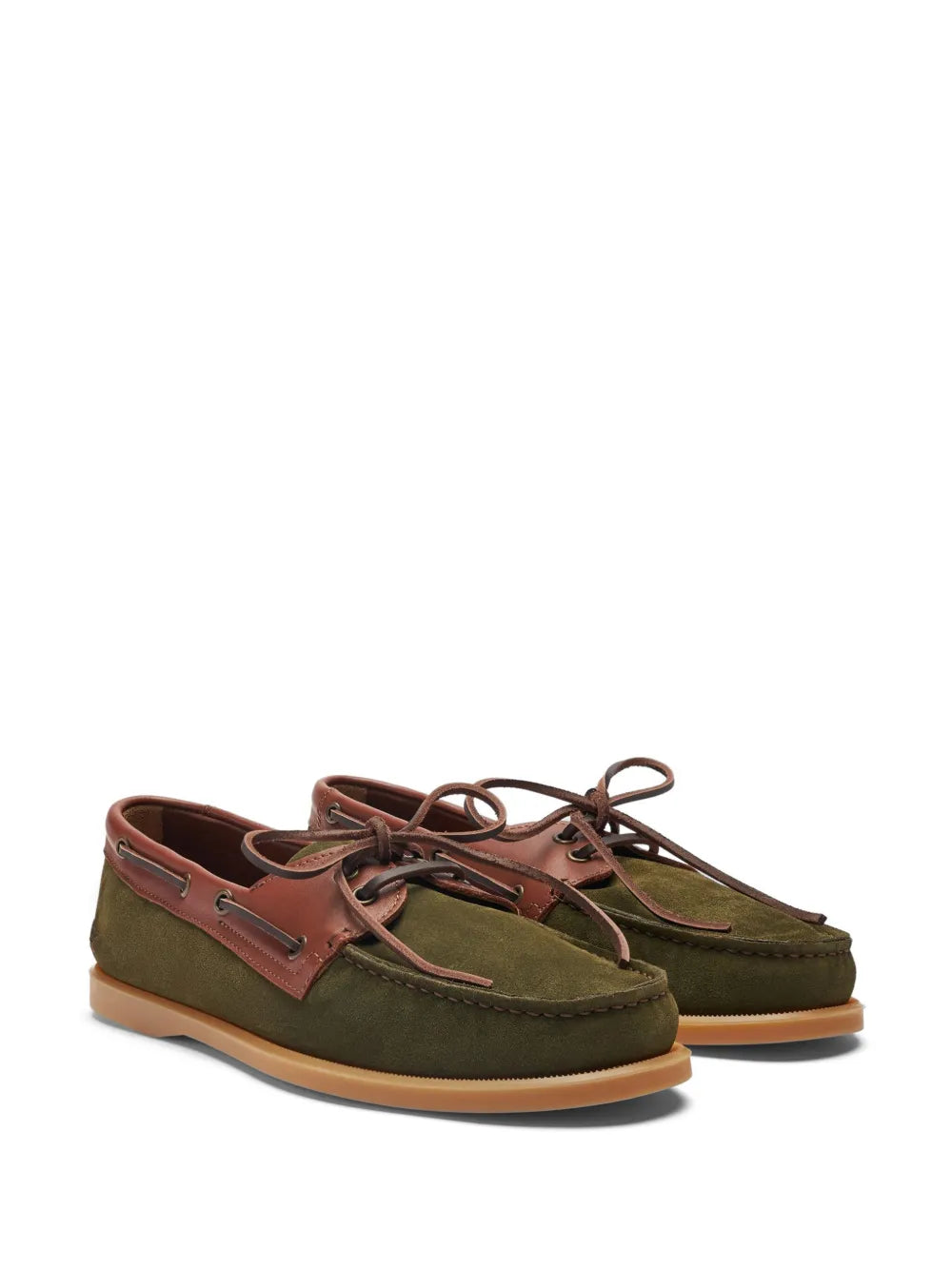 Scarosso Morgan suede boat shoes