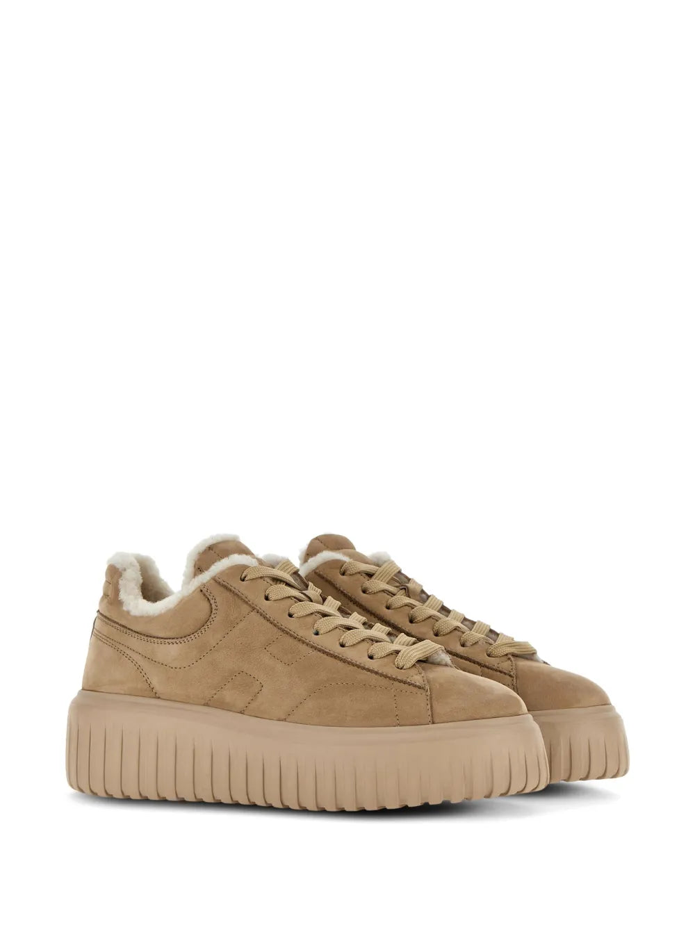 Hogan H-Stripes suede sneakers