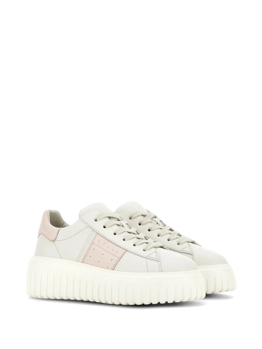 Hogan H-Stripes lace-up leather sneakers