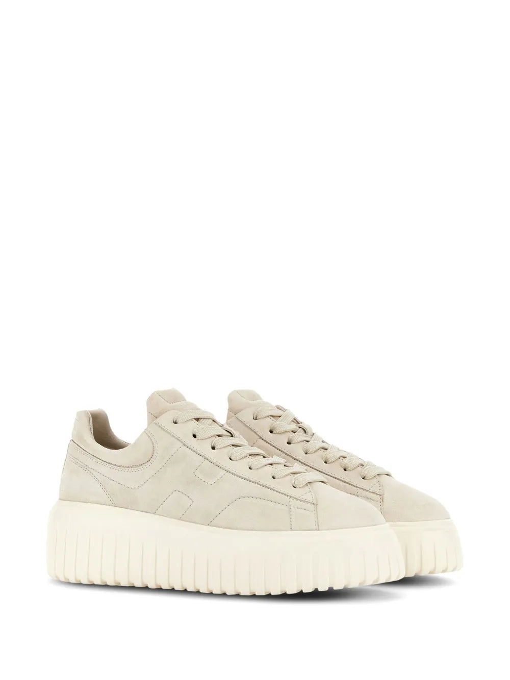 Hogan H-Stripes suede sneakers