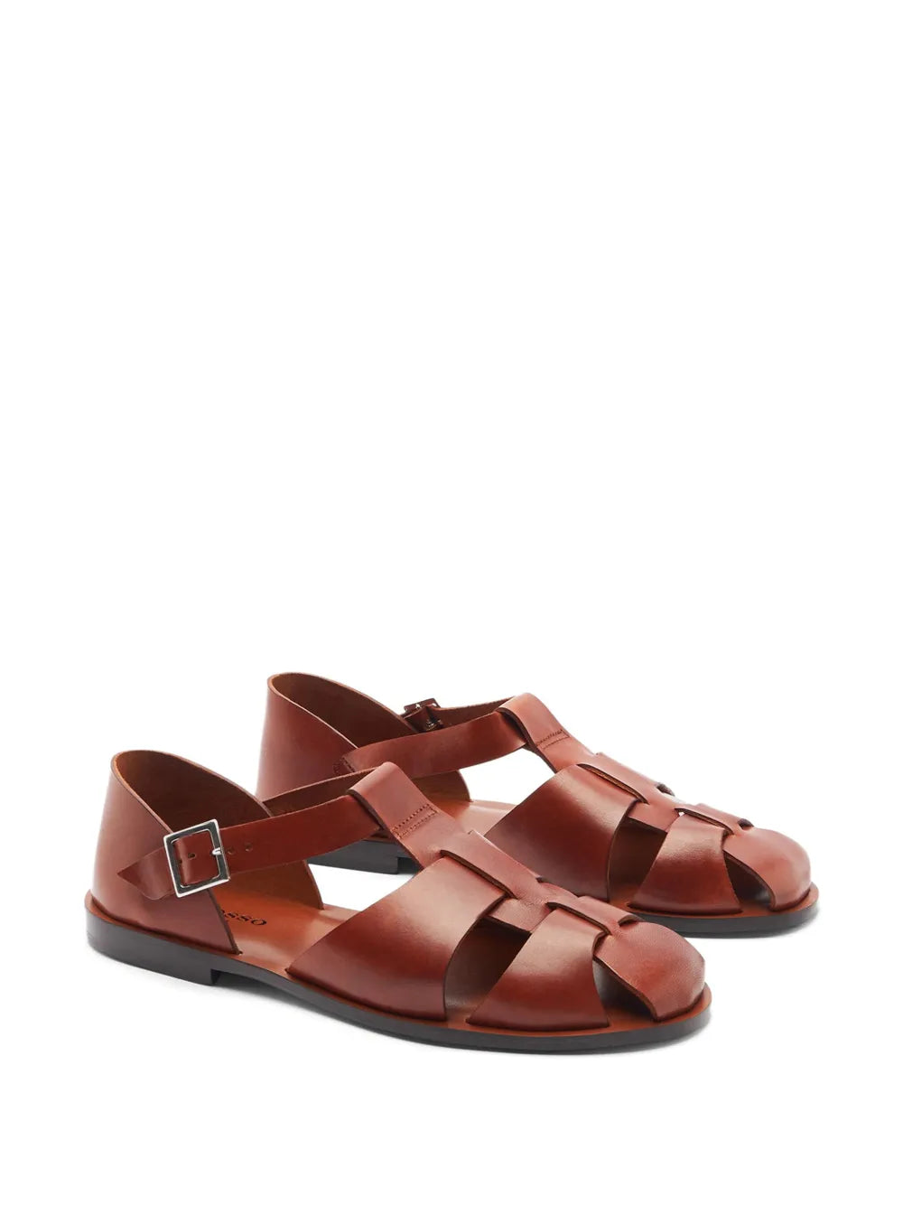 Scarosso Apollo buckle-fastening leather sandals