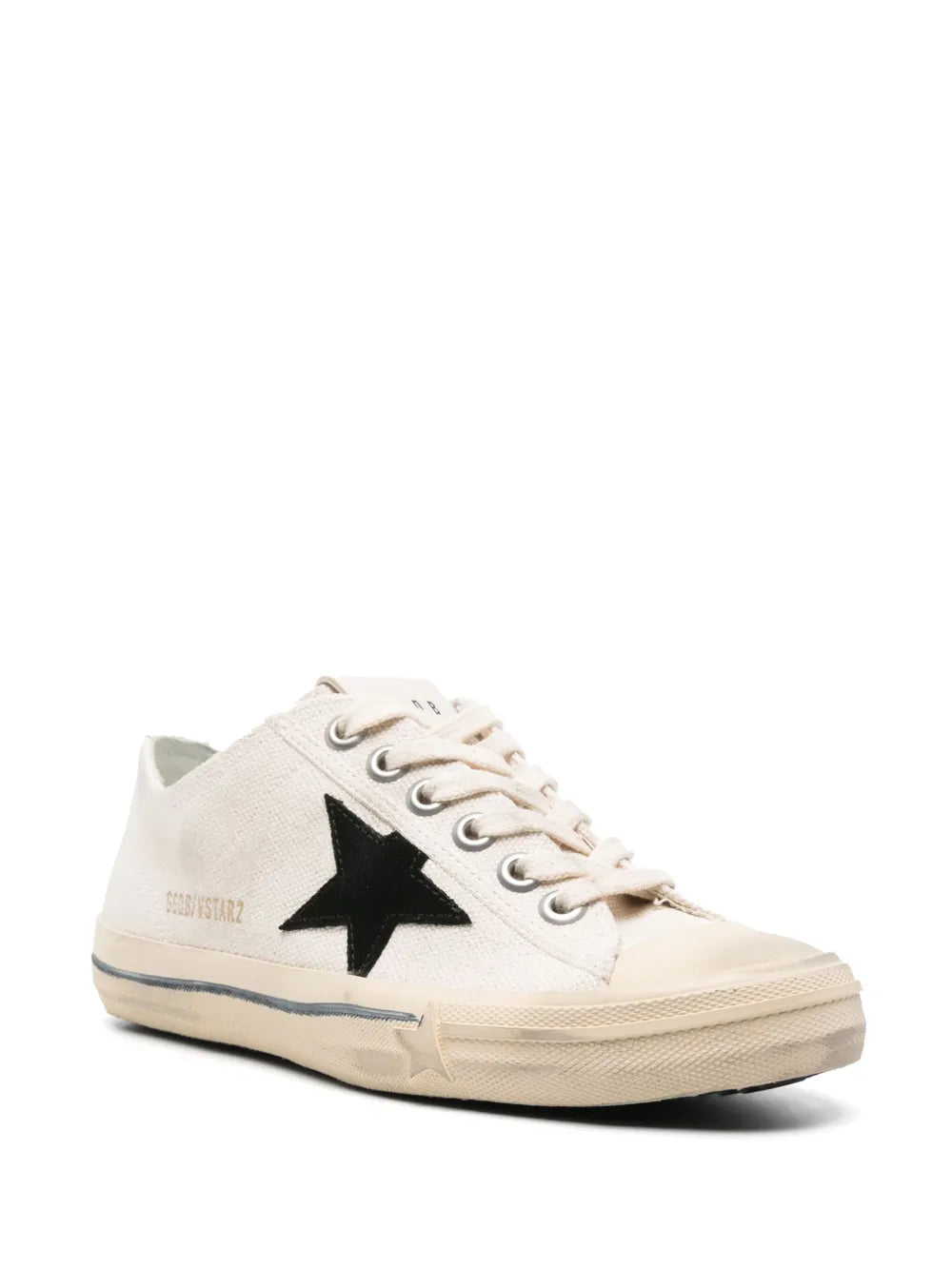 Golden Goose Star-patch canvas sneakers