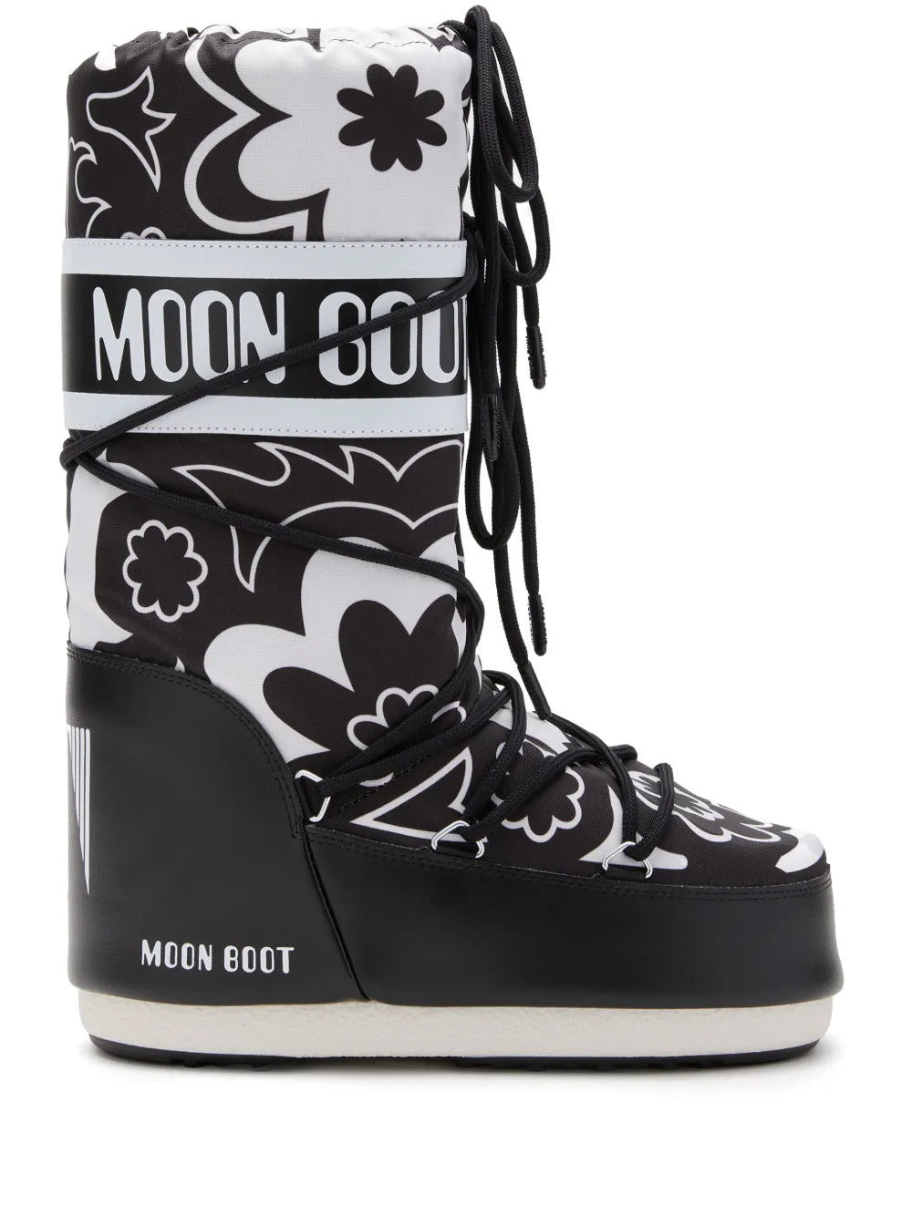 Moon Boot Icon floral-print boots