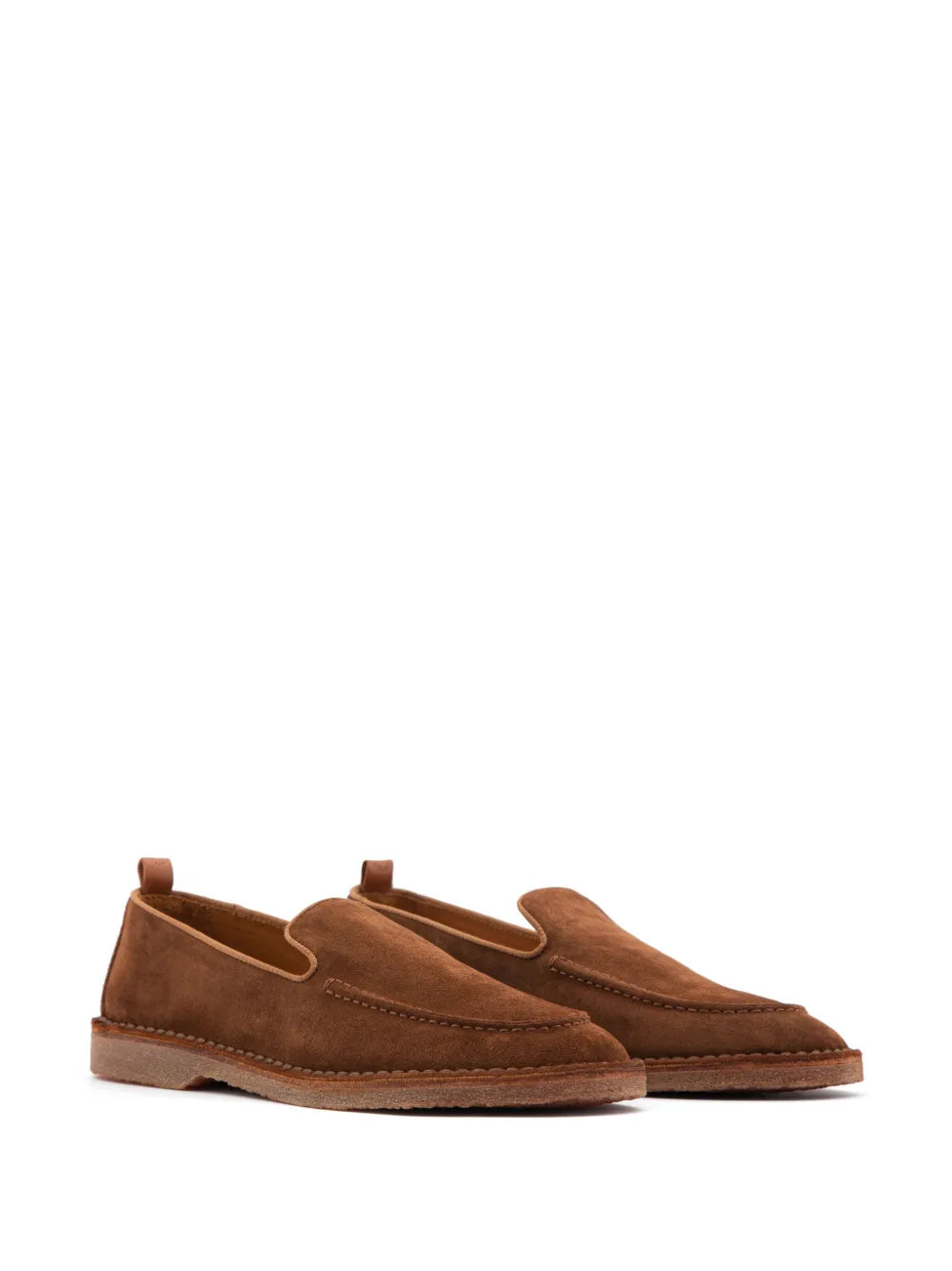 Buttero Argentario slip-on suede loafers