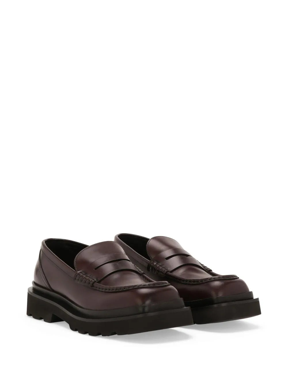 Dolce & Gabbana logo sole loafers