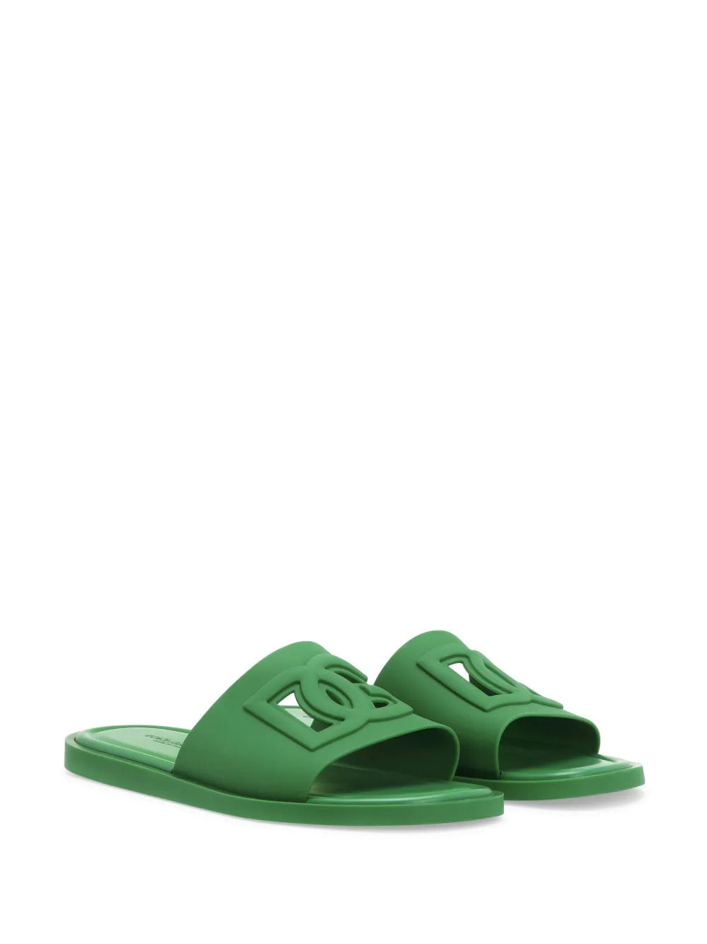 Dolce & Gabbana logo-embossed cut-out slides