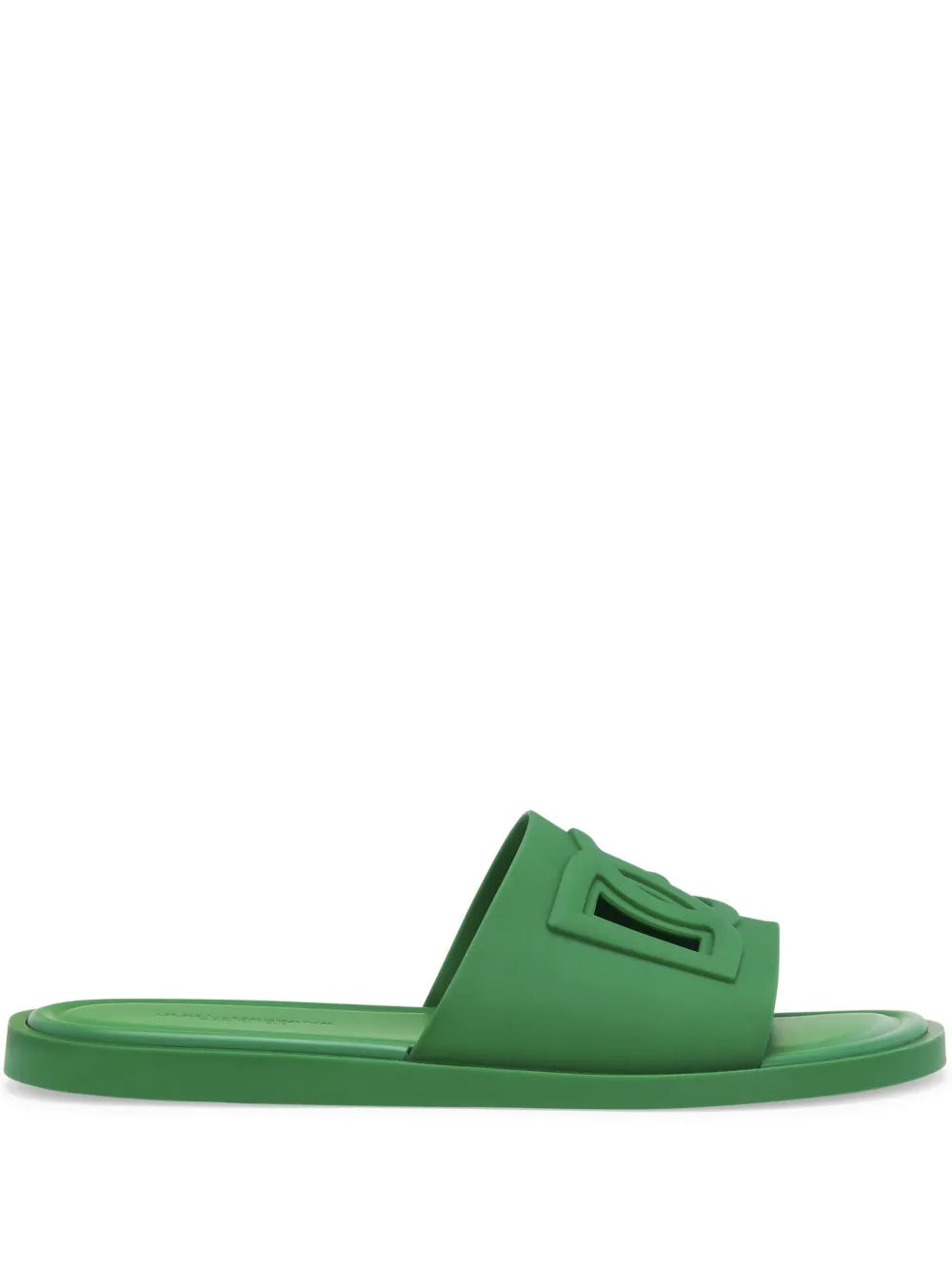 Dolce & Gabbana logo-embossed cut-out slides