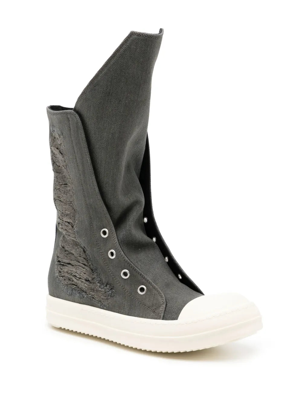 Rick Owens DRKSHDW distressed sneaker boots