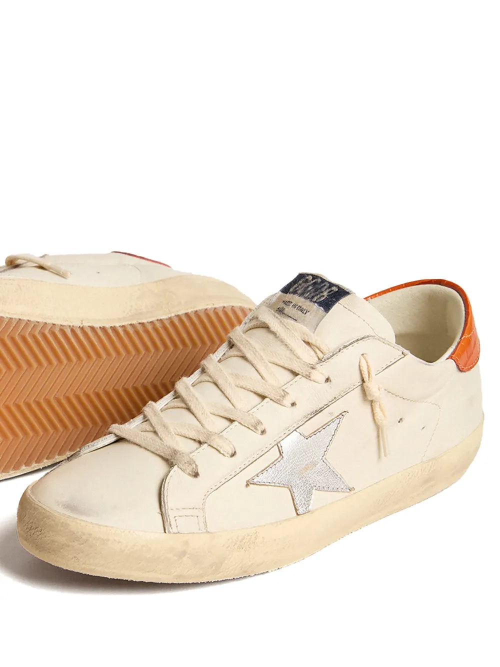 Golden Goose Super Star panelled leather sneakers