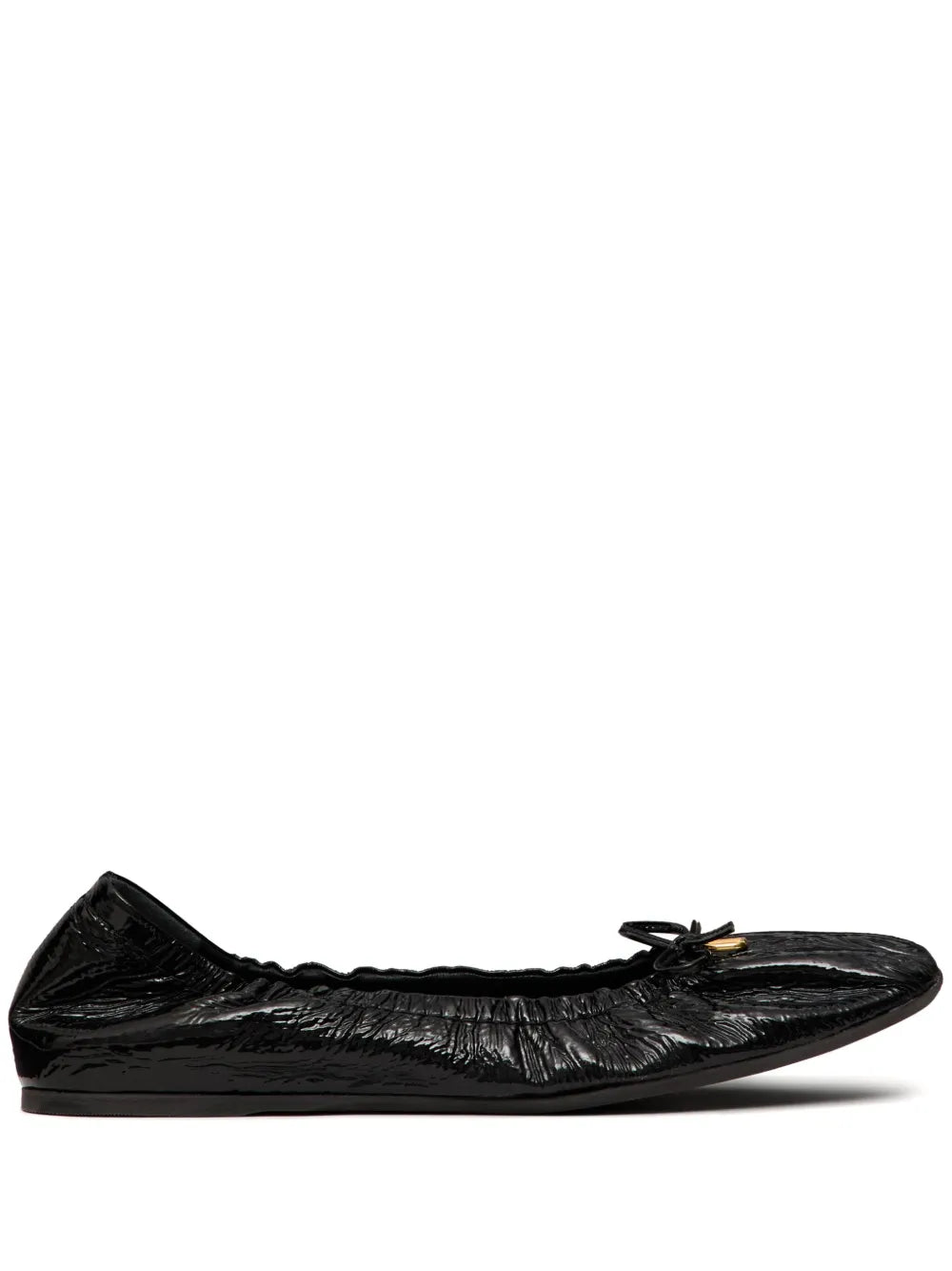Valentino Garavani VLogo ruched ballerina shoes
