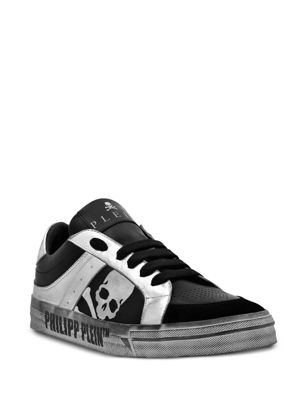 Philipp Plein Retrokickz TM leather sneakers