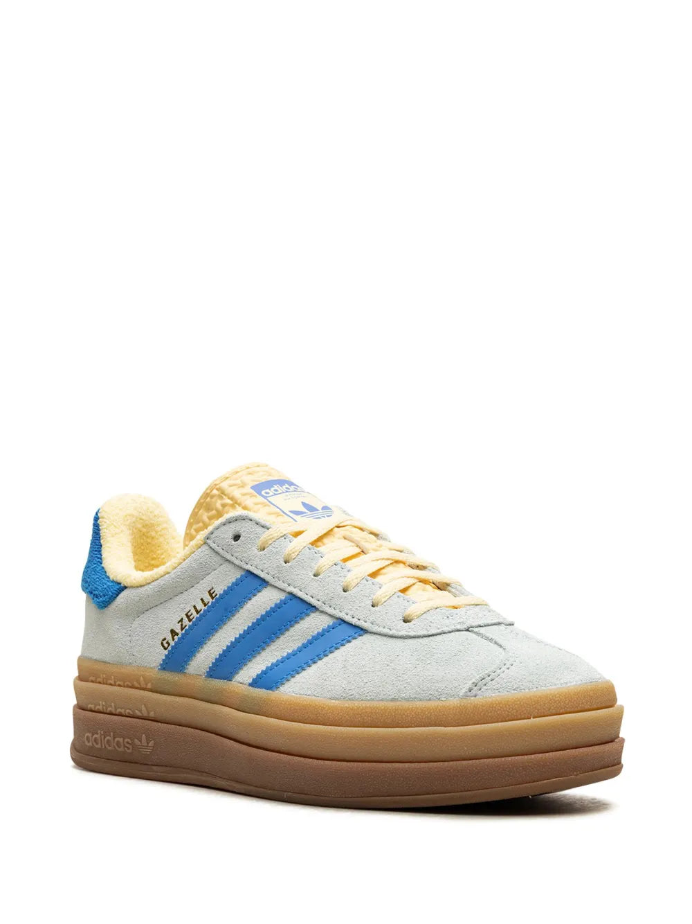 adidas Gazelle Bold "Almost Blue/Yellow" sneakers
